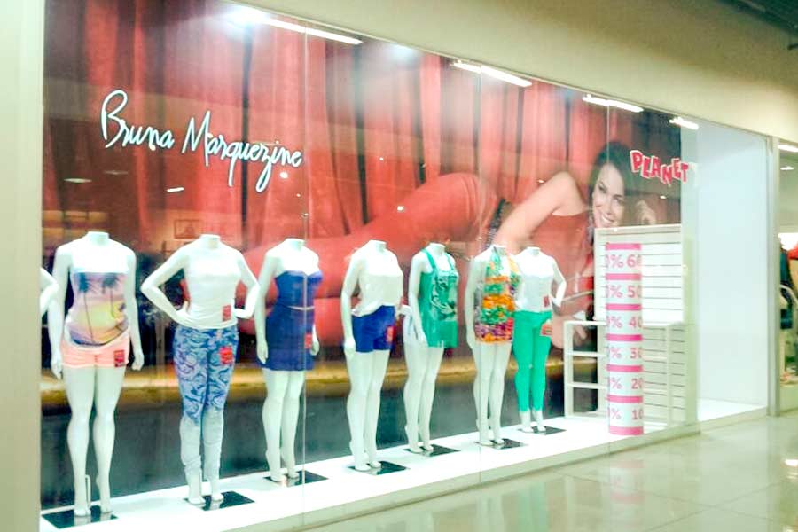 Banners e Placas de Vitrine